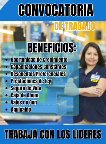 CONVOCATORIA DE EMPLEO EN WALMART